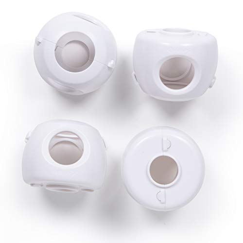 Safety 1st Door Knob Covers, White, Pack of 4