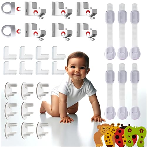 LavaRose Baby Proofing Kit: 49pc Complete Set, Easy Install