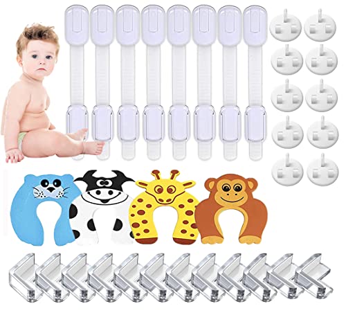 34Pcs Baby Proofing Kit for Child Safety at Home