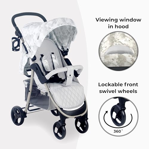 Billie Faiers Grey Tie Dye Stroller for Babies