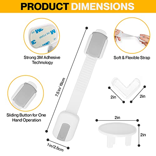 Easy Install Child Safety Locks, Corner Guards, Socket Covers