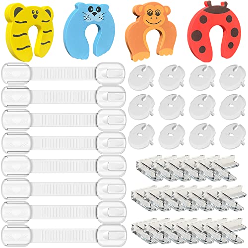 Child Safety Pack: Plug Covers, Corner Protectors, Locks