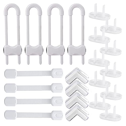 Baby Safety Set: Locks, Protectors, Guards, Plug Protector