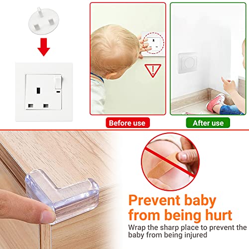 34Pcs Baby Proofing Kit for Child Safety at Home