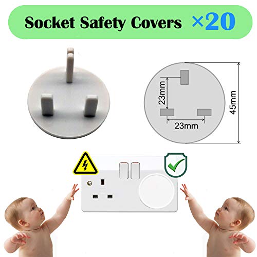 XinPei Baby Proofing Kit (48 Pieces) - Cabinet, Socket, Door