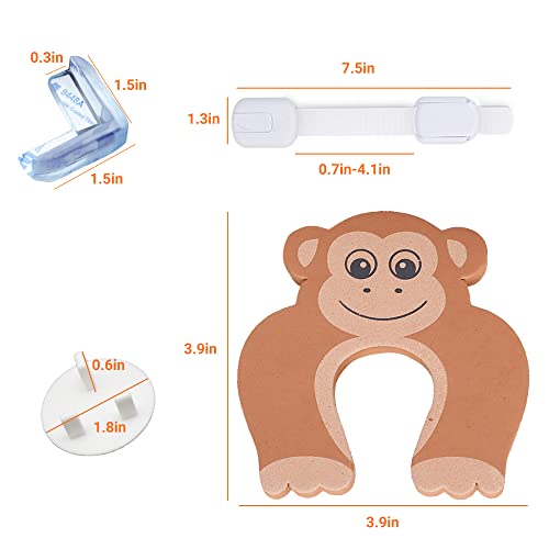 34Pcs Baby Proofing Kit for Child Safety at Home