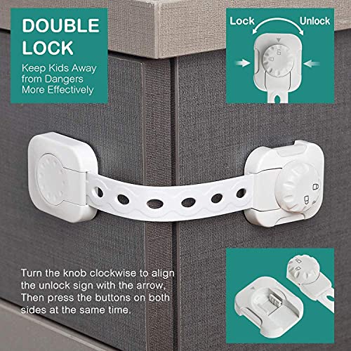 Baby Proofing Kit: 36 Pcs Safety Locks, Corner Protectors