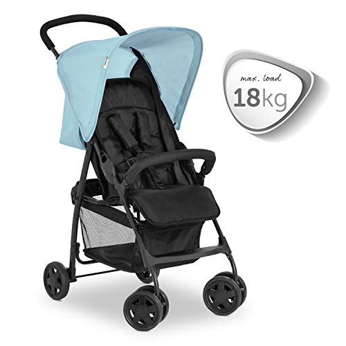 Blue Hauck Sport Pushchair: Lightweight & Compact Stroller