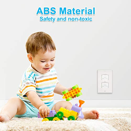 Hidden Pull Handle Outlet Covers for Child Safety (45 Pack)