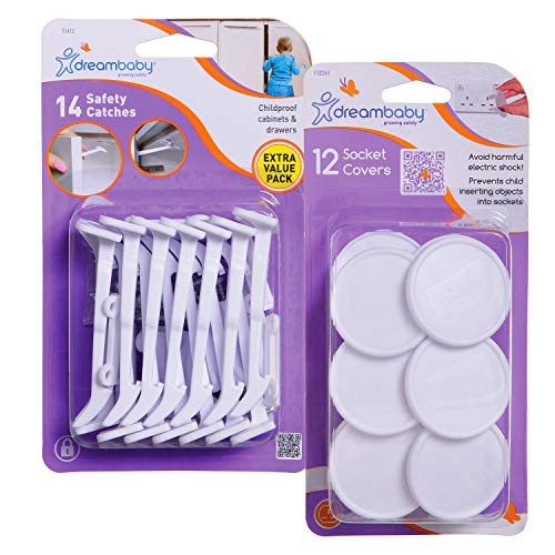 14 Pack Dreambaby Catches and 12 Socket Covers