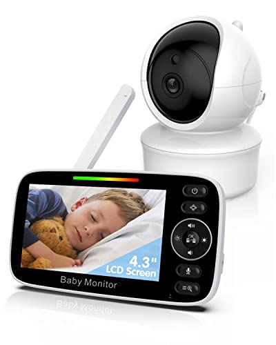 4.3" HD Video Baby Monitor with Camera and Audio