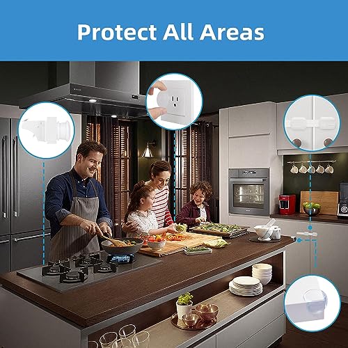 HelloPony Baby Proofing Kit: Locks, Corner Protectors, Outlet Covers