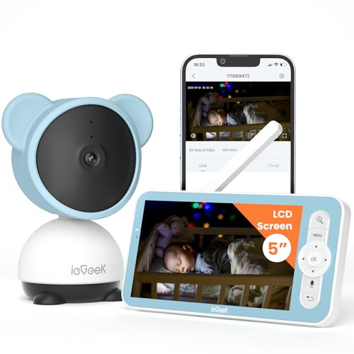 ieGeek Wifi Baby Monitor with Camera and Night Vision