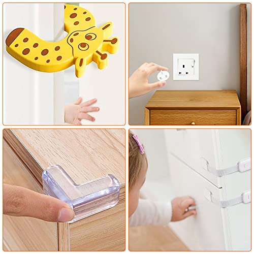 34Pcs Baby Proofing Kit for Child Safety at Home