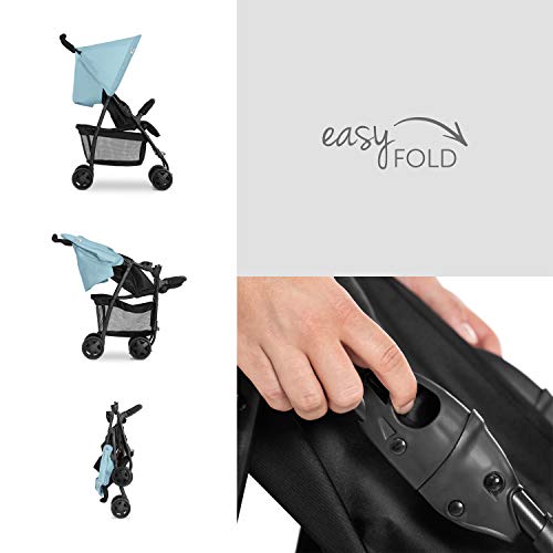 Blue Hauck Sport Pushchair: Lightweight & Compact Stroller