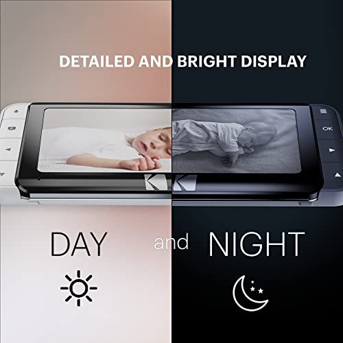 KODAK Cherish C525P Baby Video Monitor, Long Battery Life