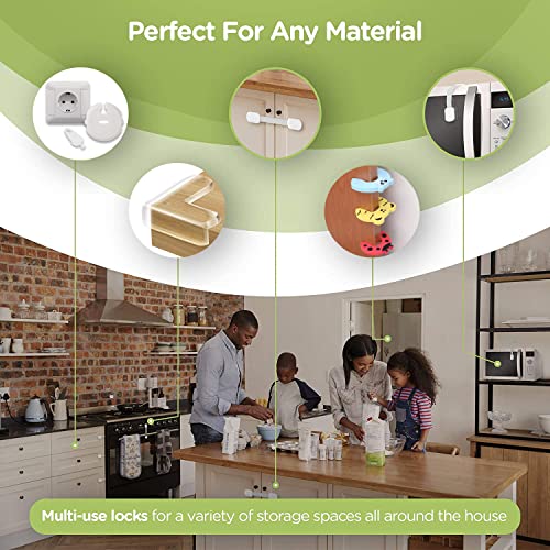 Child Safety Pack: Plug Covers, Corner Protectors, Locks