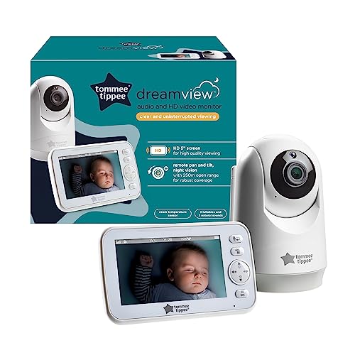 Tommee Tippee HD Video Baby Monitor with Soothing Sounds