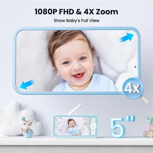 ieGeek Wifi Baby Monitor with Camera and Night Vision