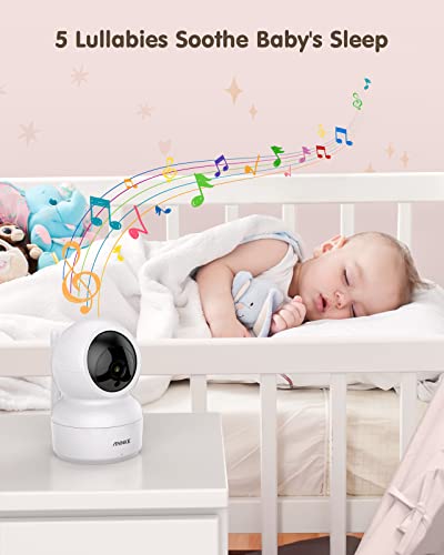 ANNKE Video Baby Monitor with 1080P Camera, 5" HD Screen