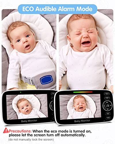 4.3" HD Video Baby Monitor with Camera and Audio