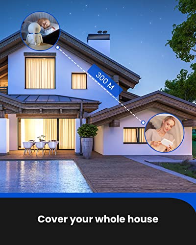 Proscenic BM300 Baby Monitor, 5’HD Video with 1080P Camera