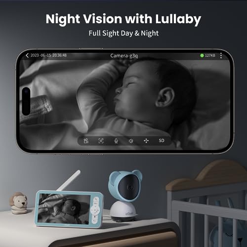 ieGeek Wifi Baby Monitor with Camera and Night Vision