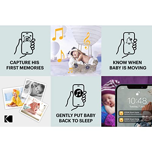 KODAK Cherish C525P Baby Video Monitor, Long Battery Life