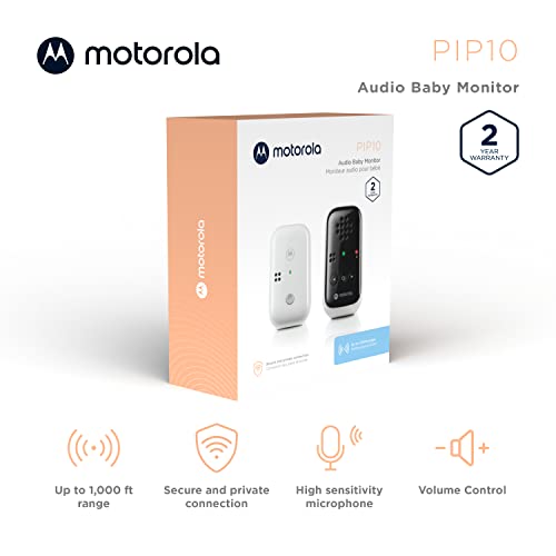 Motorola Nursery PIP10 Audio Baby Monitor with Long Range