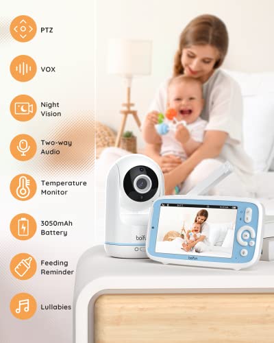 5" Video Baby Monitor Camera with Night Vision