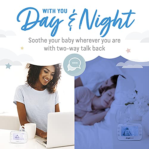 Angelcare AC327 3-in-1 Baby Monitor with Camera, Night Vision