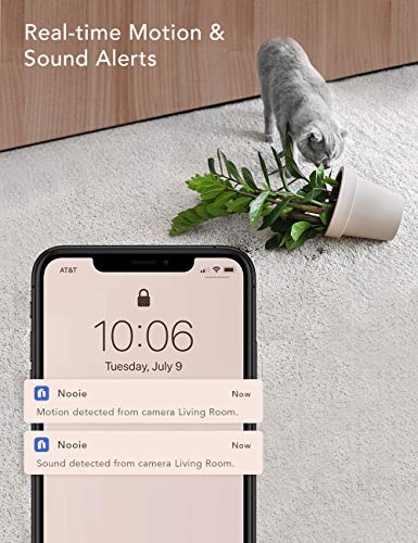 360-degree WiFi Baby Monitor Camera with Night Vision
