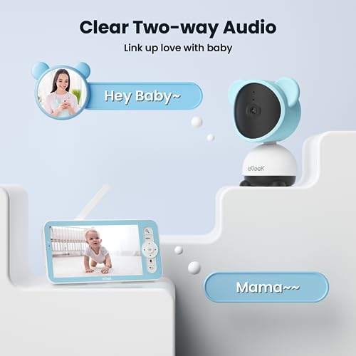 ieGeek Wifi Baby Monitor with Camera and Night Vision