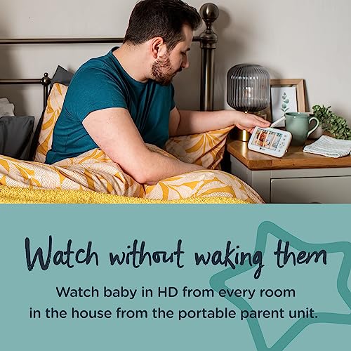 Tommee Tippee HD Video Baby Monitor with Soothing Sounds