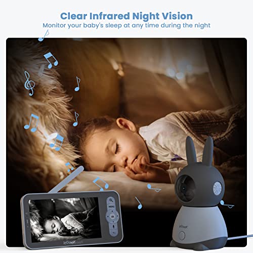 ieGeek 2K Wifi Baby Monitor with Camera & Night Vision