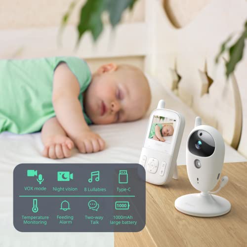 YOTON Video Baby Monitor with Camera and 2.7" Screen