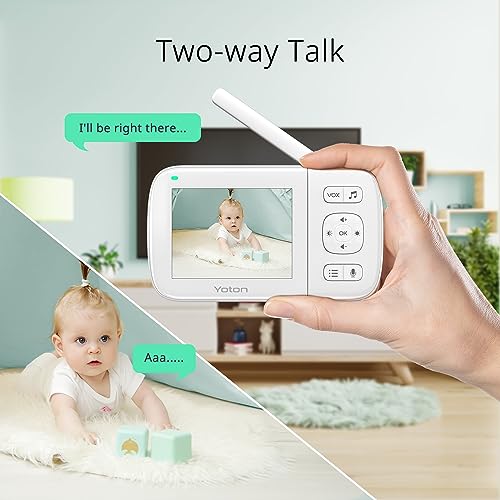 YOTON Baby Monitor with Camera and 8 Functions