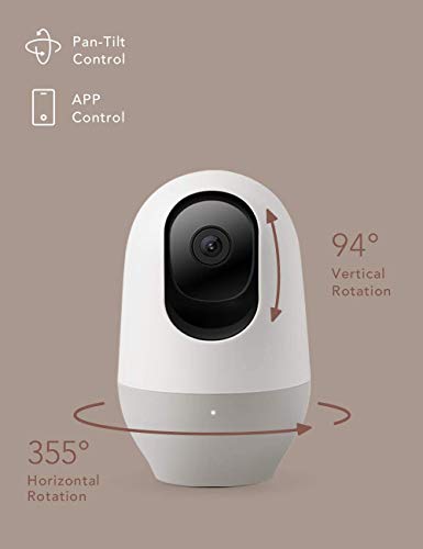 360-degree WiFi Baby Monitor Camera with Night Vision