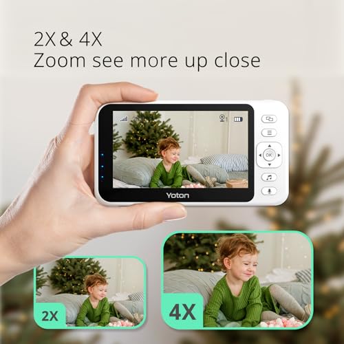 YOTON Video Baby Monitor with Camera, Night Vision