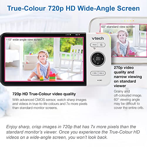 VTech VM818HD Baby Monitor with Camera and Night Vision