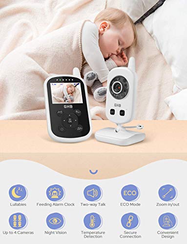 GHB Video Baby Monitor with Camera Eco Mode