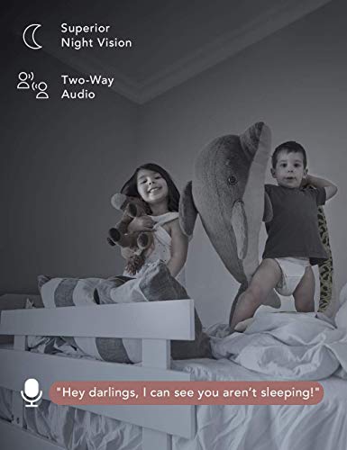 360-degree WiFi Baby Monitor Camera with Night Vision