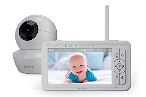 5" HD Baby Monitor with Camera, Audio, Night Vision