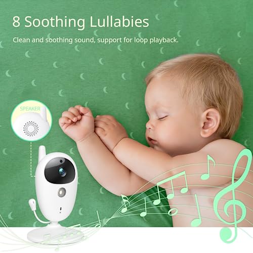 YOTON Video Baby Monitor with Camera and 2.7" Screen