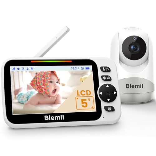 Split-Screen Video Baby Monitor with Night Vision