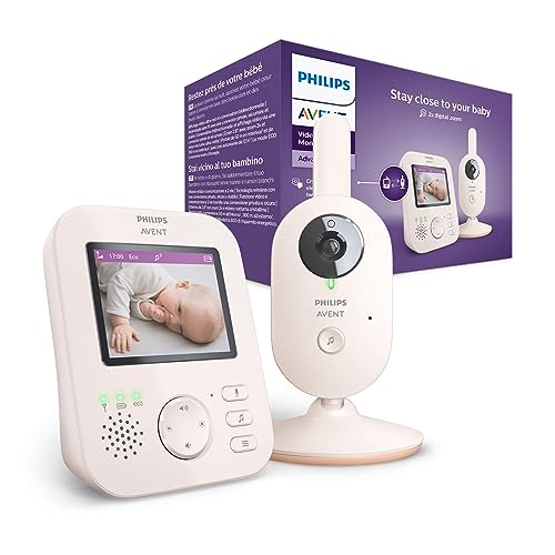 Philips Avent Video Baby Monitor - Coral Cream Display