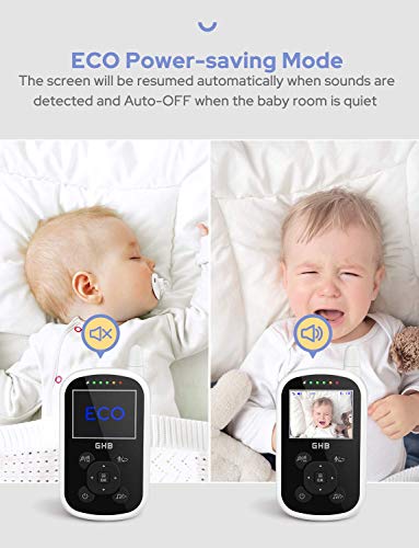 GHB Video Baby Monitor with Camera Eco Mode