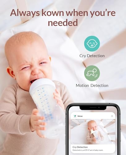 Peekababy Smart Baby Monitor with Camera and Audio