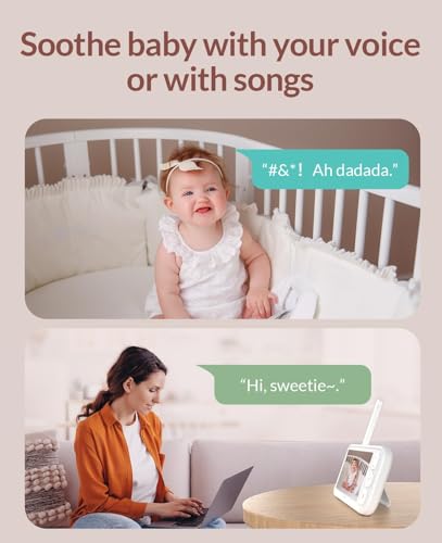 Peekababy Smart Baby Monitor with Camera and Audio