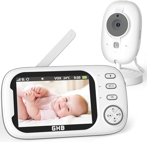 GHB Camera Baby Monitor with Night Vision & VOX